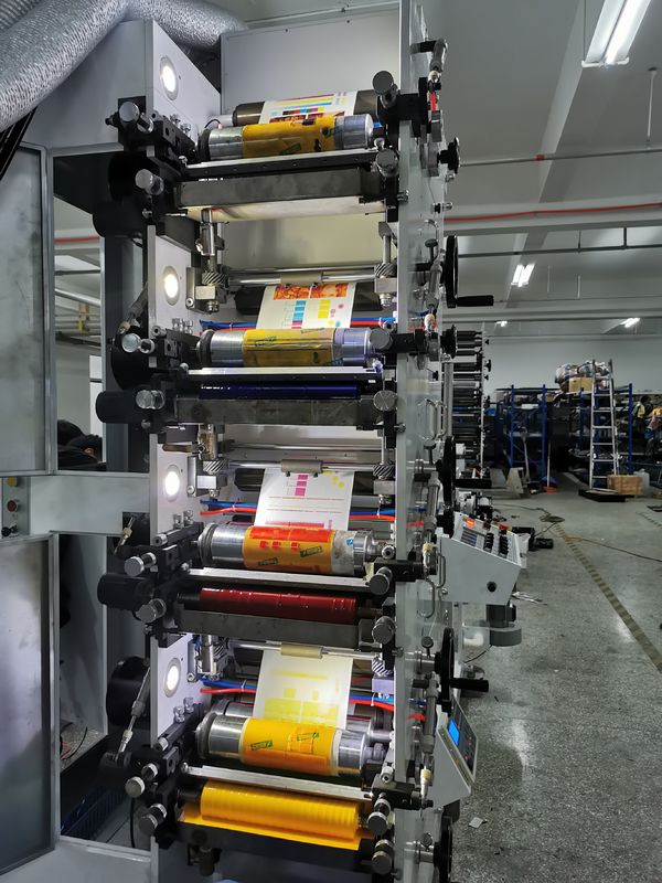 Ruiting آلة طباعة الملصقات فليكسو 5 ألوان 420 نموذج شهادة CE