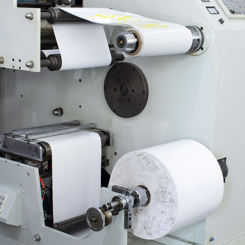 آلة طباعة ملصقات الملصقات بالحبر المائي 2 لون شبه أوتوماتيكي